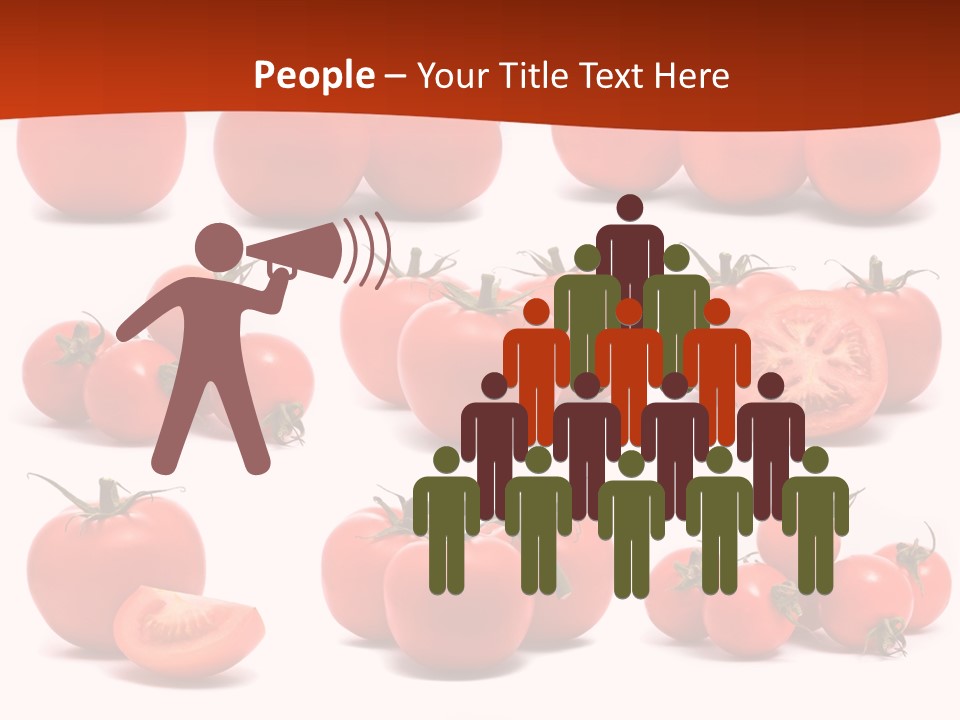 Organic Ingredient Produce PowerPoint Template