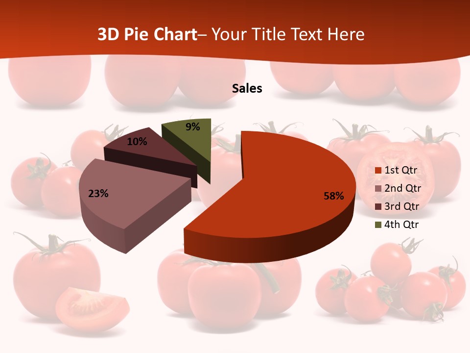 Organic Ingredient Produce PowerPoint Template