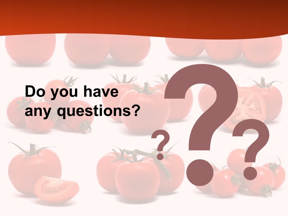 Organic Ingredient Produce PowerPoint Template