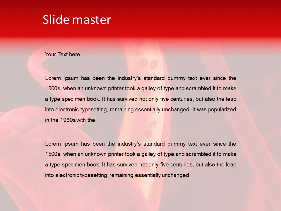 Plasma Perspective Through PowerPoint Template