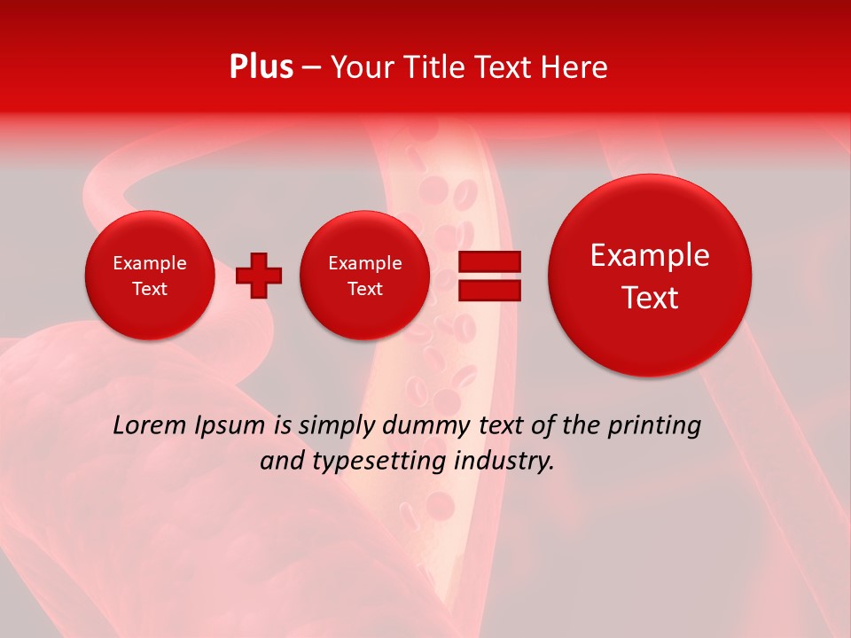 Plasma Perspective Through PowerPoint Template