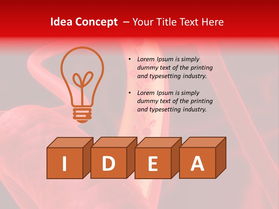 Plasma Perspective Through PowerPoint Template