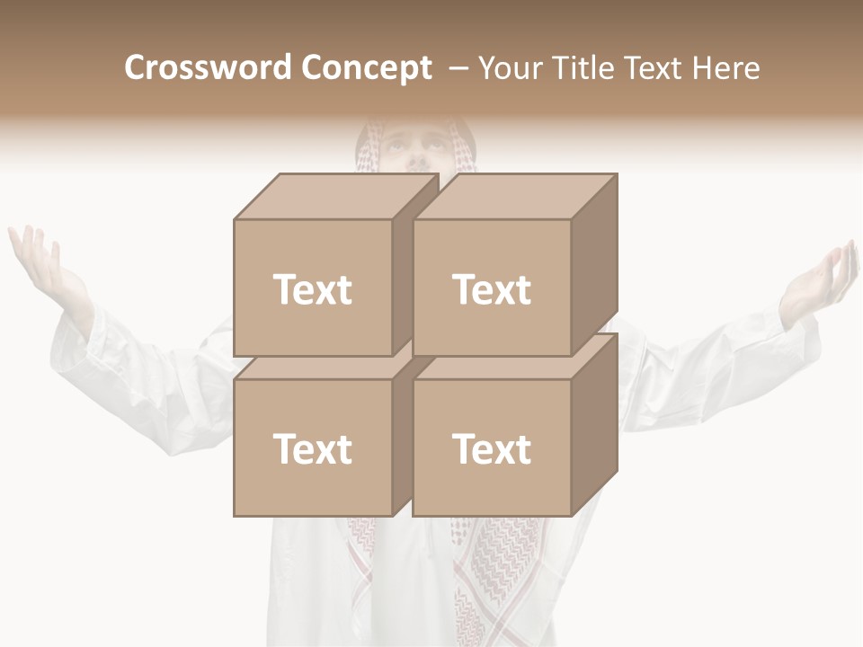 Man Handsome Costume PowerPoint Template
