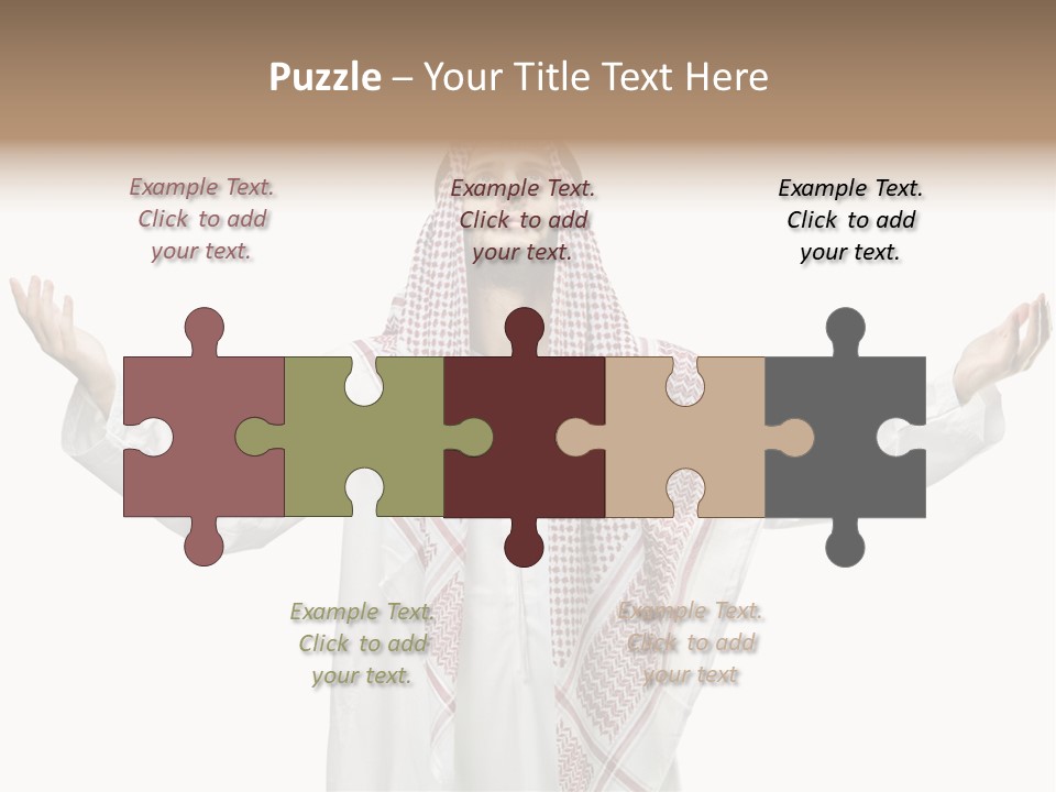 Man Handsome Costume PowerPoint Template