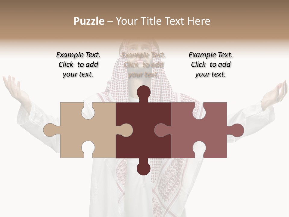 Man Handsome Costume PowerPoint Template