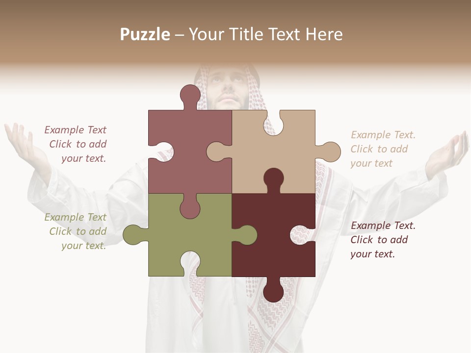 Man Handsome Costume PowerPoint Template