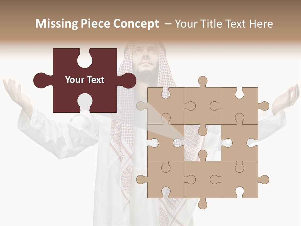 Man Handsome Costume PowerPoint Template