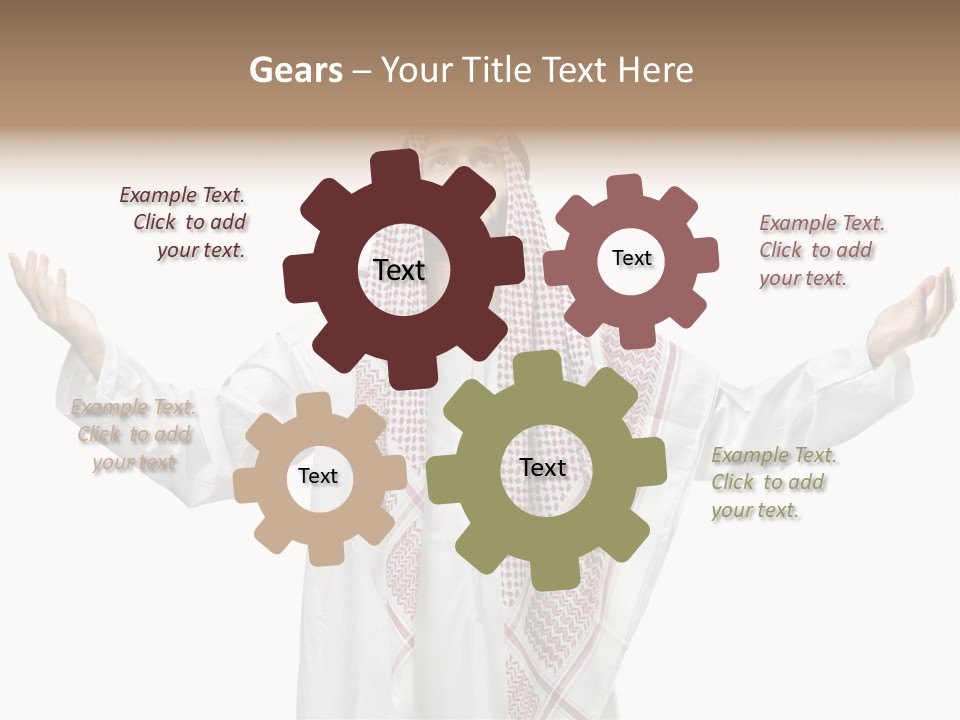 Man Handsome Costume PowerPoint Template