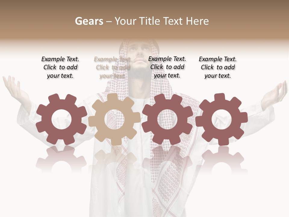 Man Handsome Costume PowerPoint Template