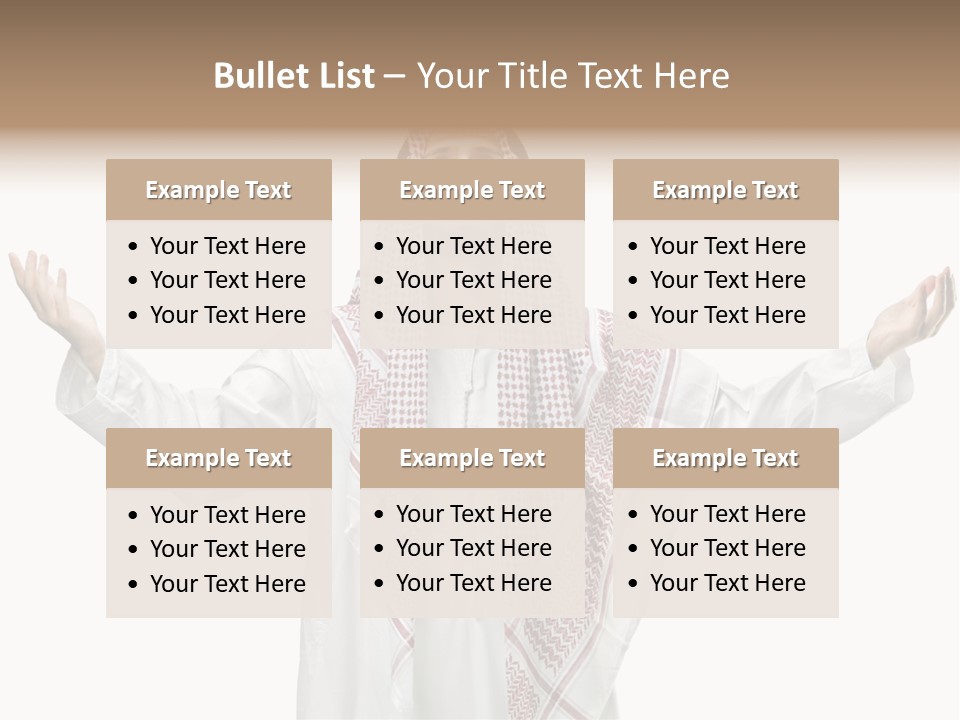 Man Handsome Costume PowerPoint Template