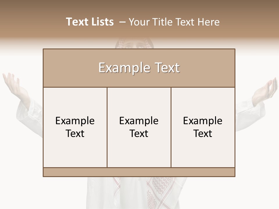 Man Handsome Costume PowerPoint Template