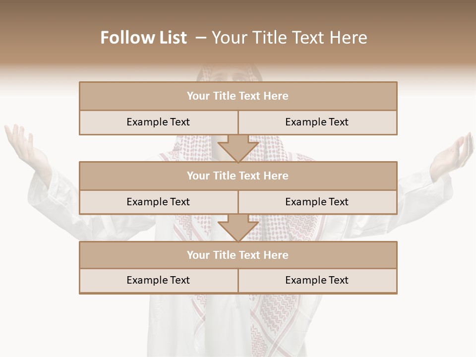 Man Handsome Costume PowerPoint Template
