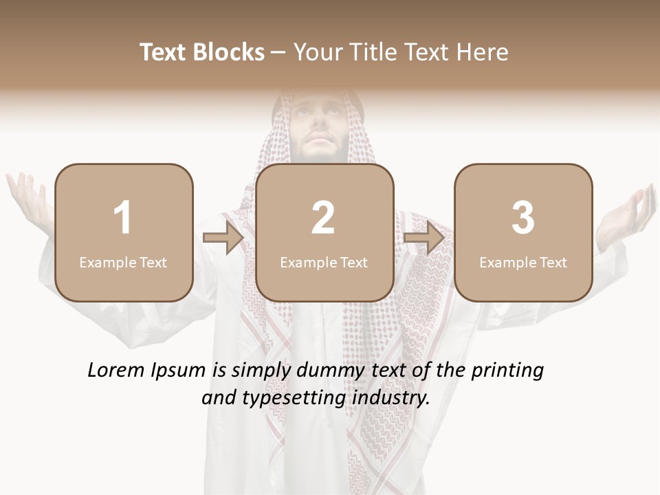 Man Handsome Costume PowerPoint Template