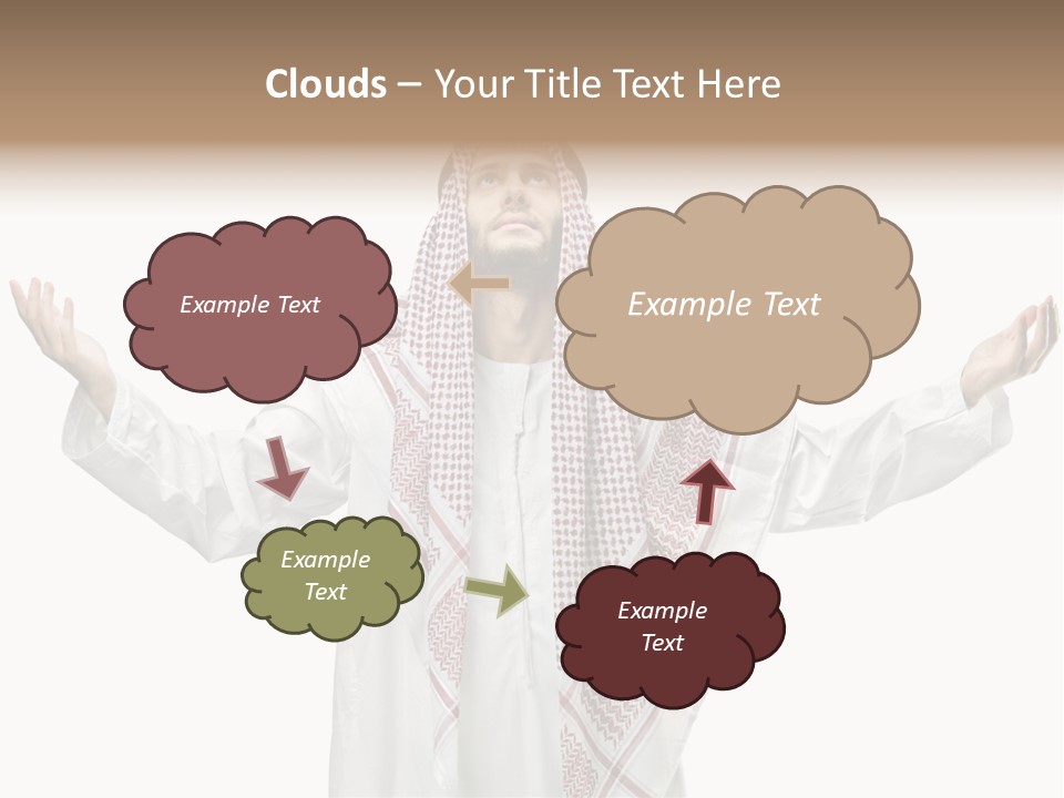 Man Handsome Costume PowerPoint Template