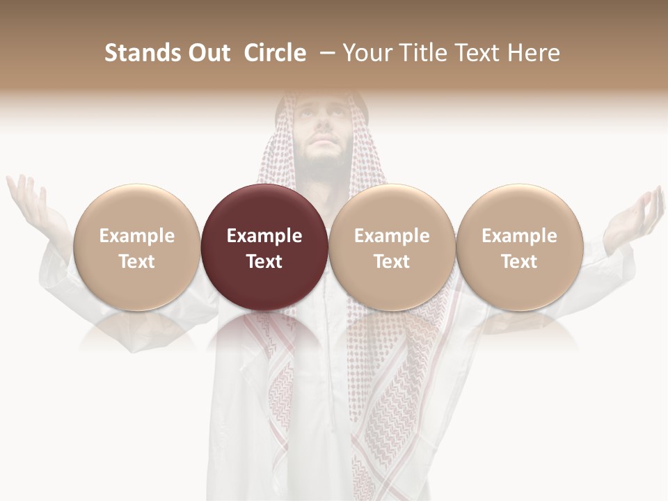 Man Handsome Costume PowerPoint Template