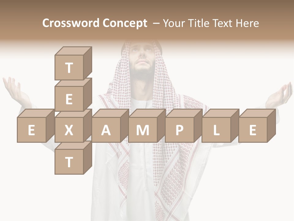 Man Handsome Costume PowerPoint Template