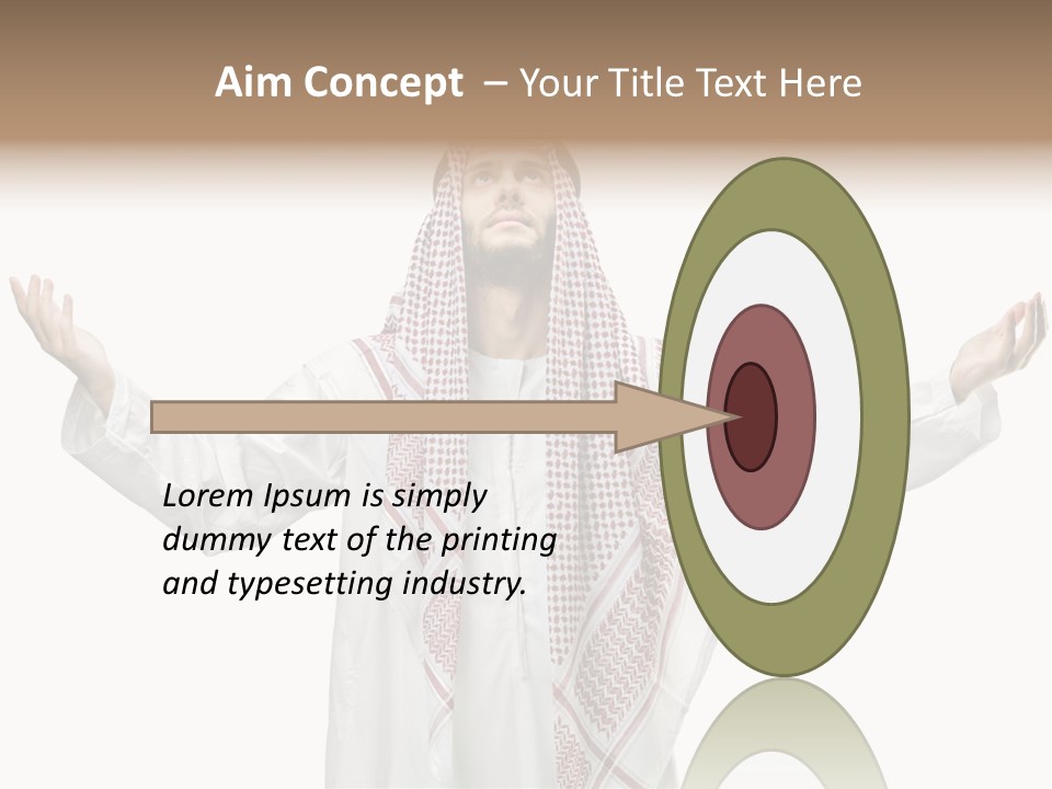 Man Handsome Costume PowerPoint Template