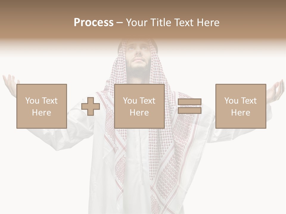 Man Handsome Costume PowerPoint Template