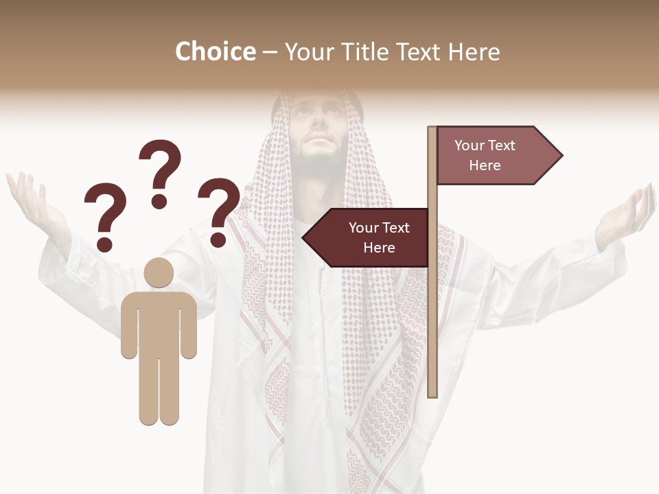 Man Handsome Costume PowerPoint Template