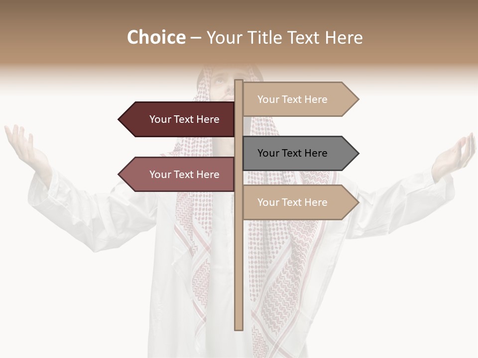 Man Handsome Costume PowerPoint Template