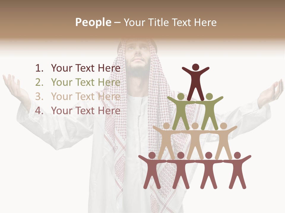 Man Handsome Costume PowerPoint Template