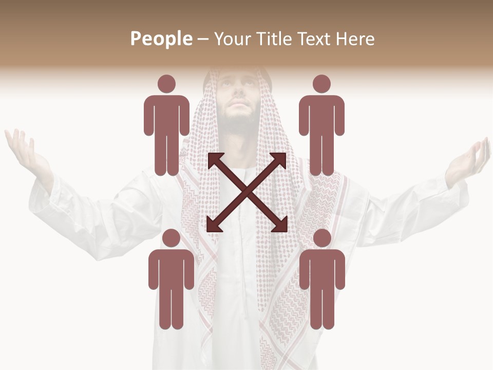 Man Handsome Costume PowerPoint Template