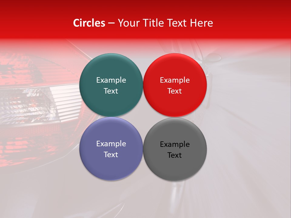 Automobile Technology Wheels PowerPoint Template