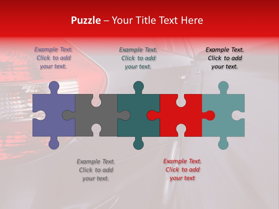 Automobile Technology Wheels PowerPoint Template