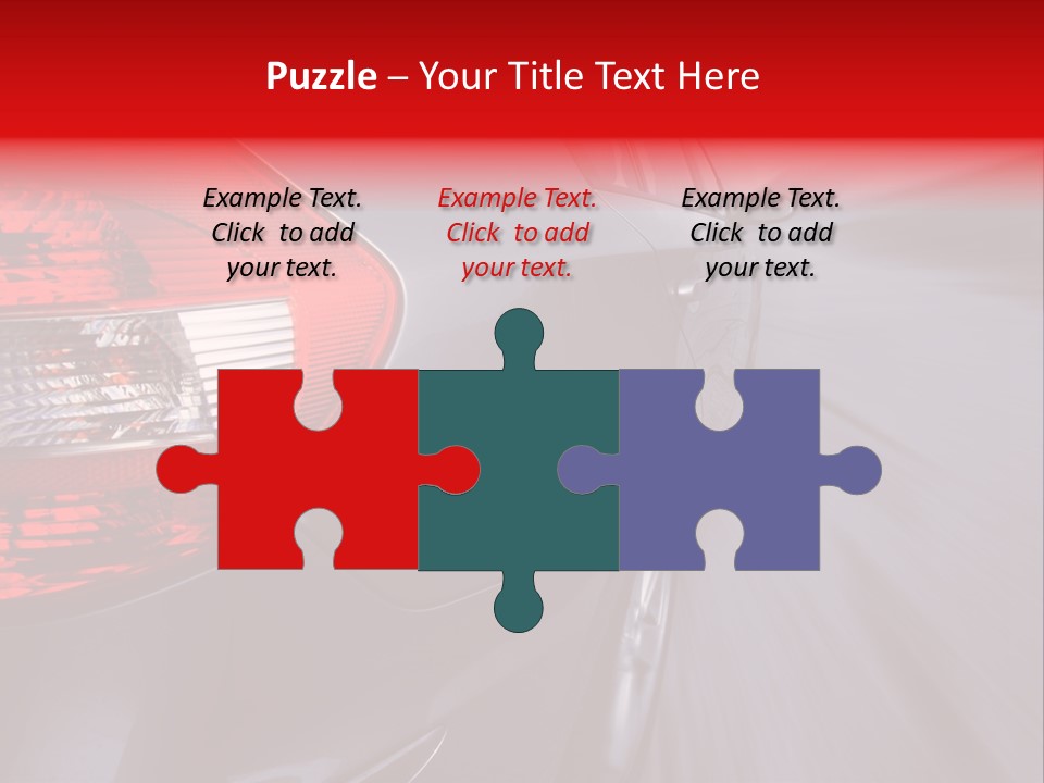 Automobile Technology Wheels PowerPoint Template