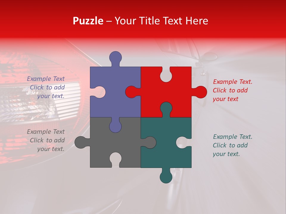 Automobile Technology Wheels PowerPoint Template