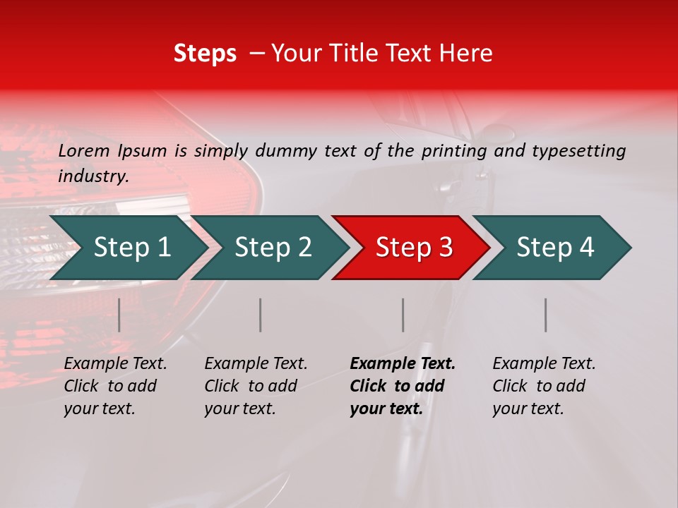 Automobile Technology Wheels PowerPoint Template