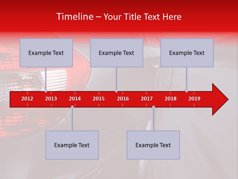 Automobile Technology Wheels PowerPoint Template