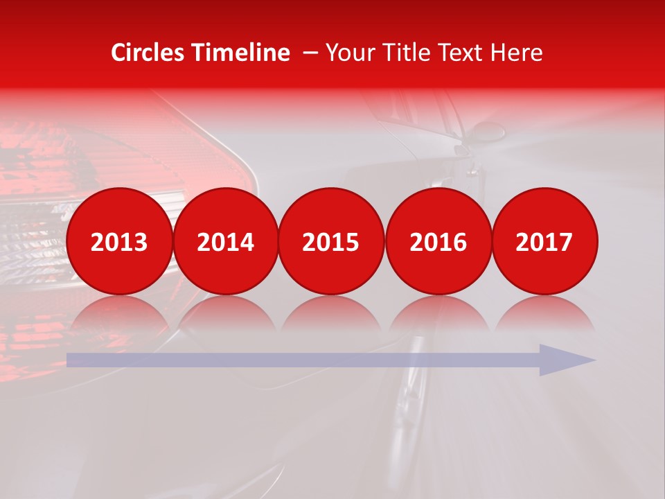 Automobile Technology Wheels PowerPoint Template