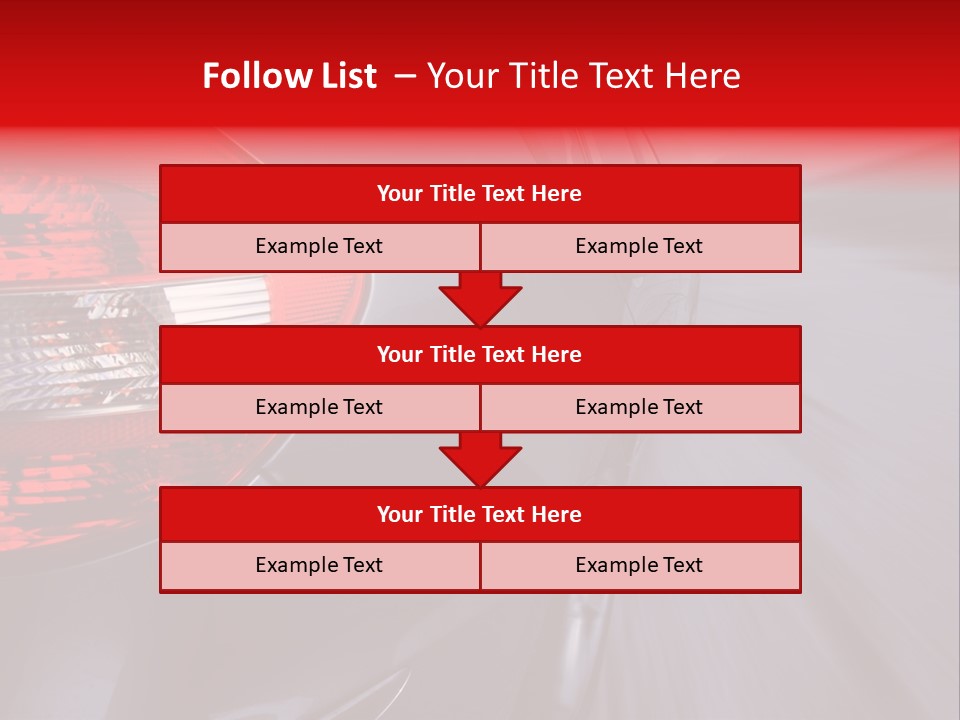 Automobile Technology Wheels PowerPoint Template