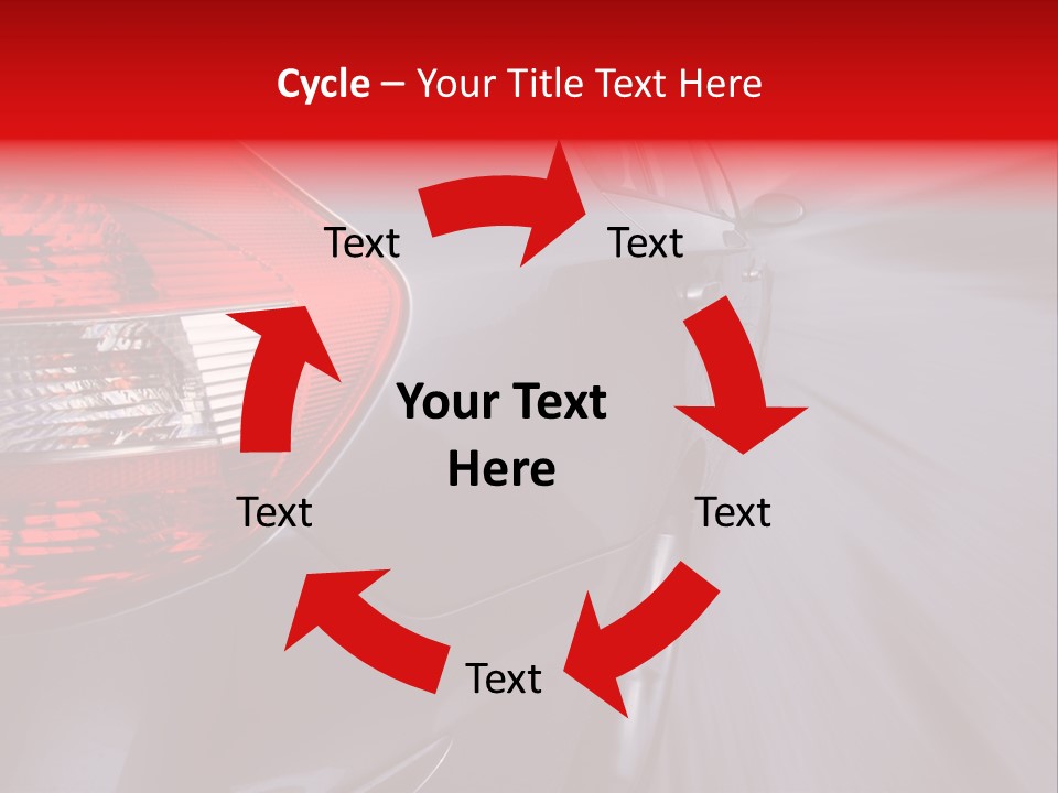 Automobile Technology Wheels PowerPoint Template