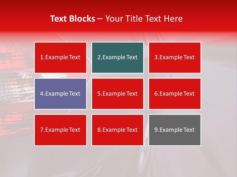 Automobile Technology Wheels PowerPoint Template
