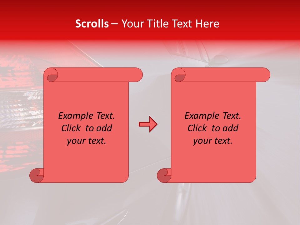 Automobile Technology Wheels PowerPoint Template