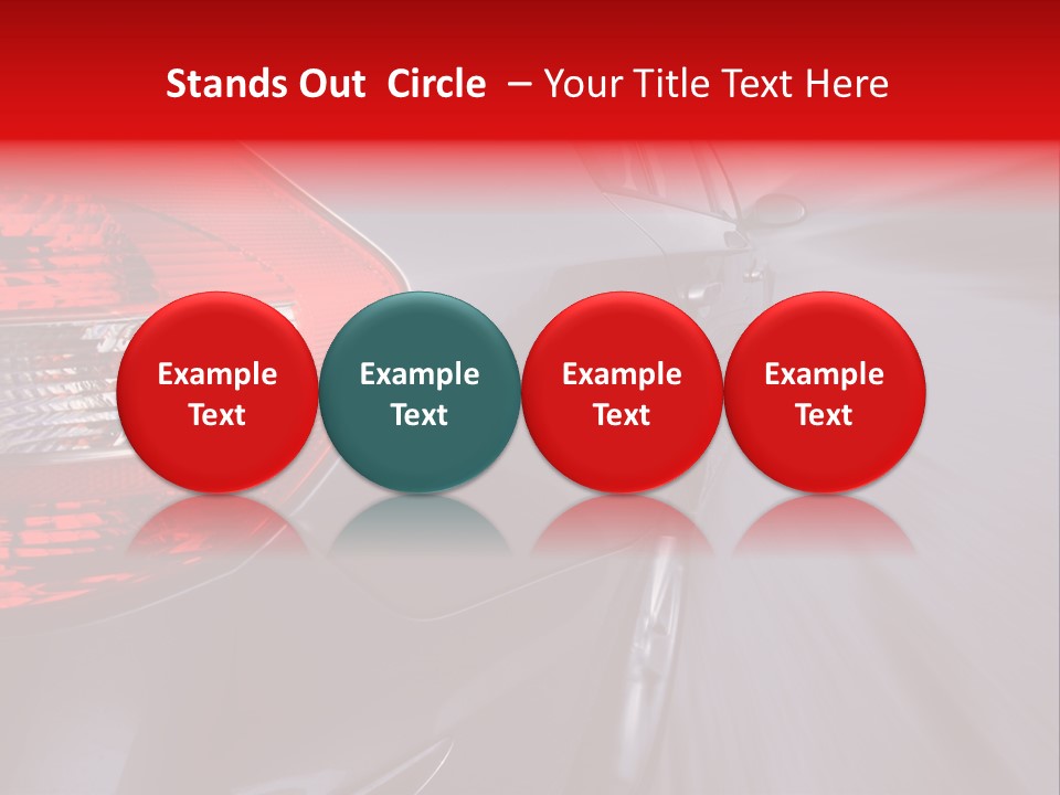 Automobile Technology Wheels PowerPoint Template