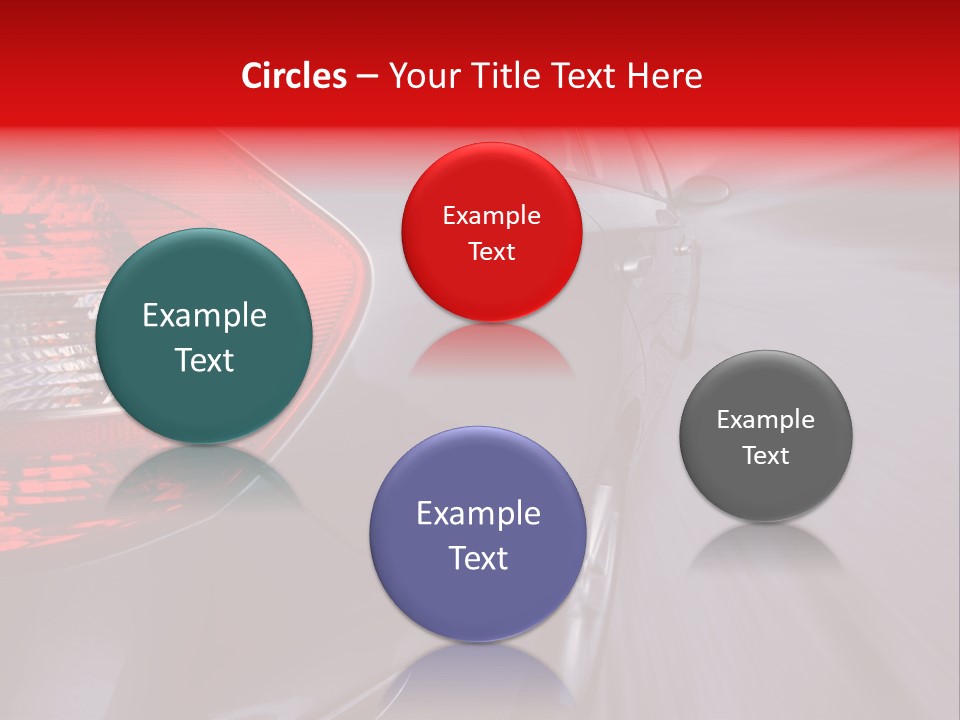 Automobile Technology Wheels PowerPoint Template