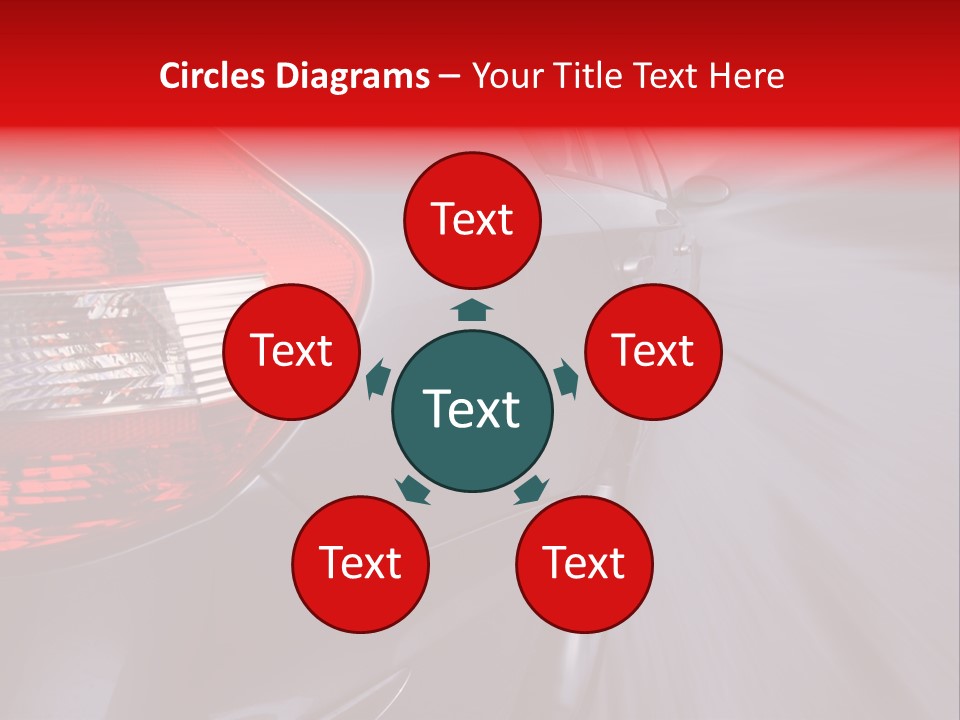 Automobile Technology Wheels PowerPoint Template