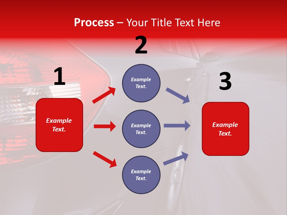 Automobile Technology Wheels PowerPoint Template
