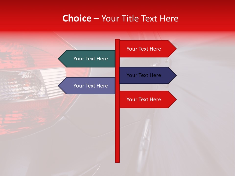 Automobile Technology Wheels PowerPoint Template