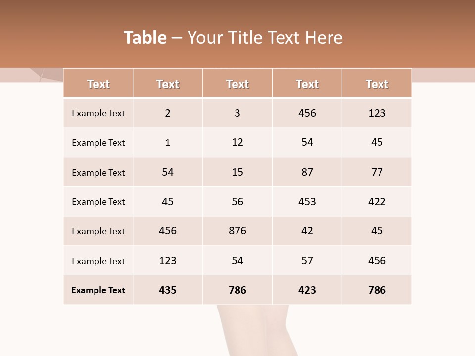 Adult Infantile American PowerPoint Template
