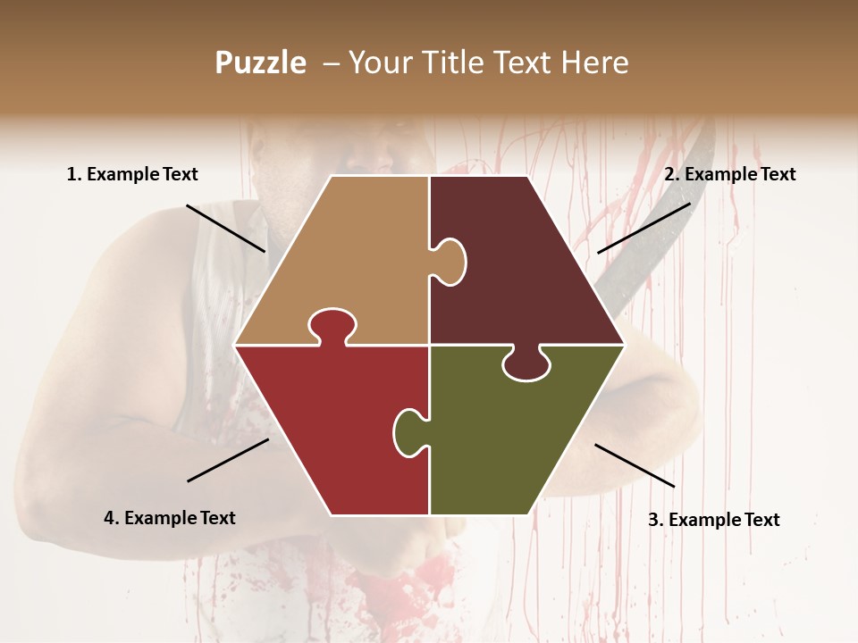 Fat Dirty Murder PowerPoint Template