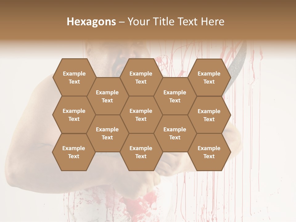 Fat Dirty Murder PowerPoint Template