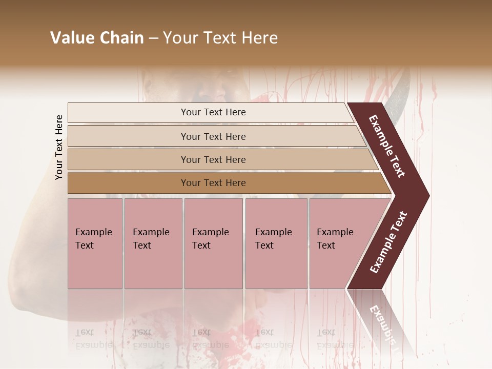 Fat Dirty Murder PowerPoint Template