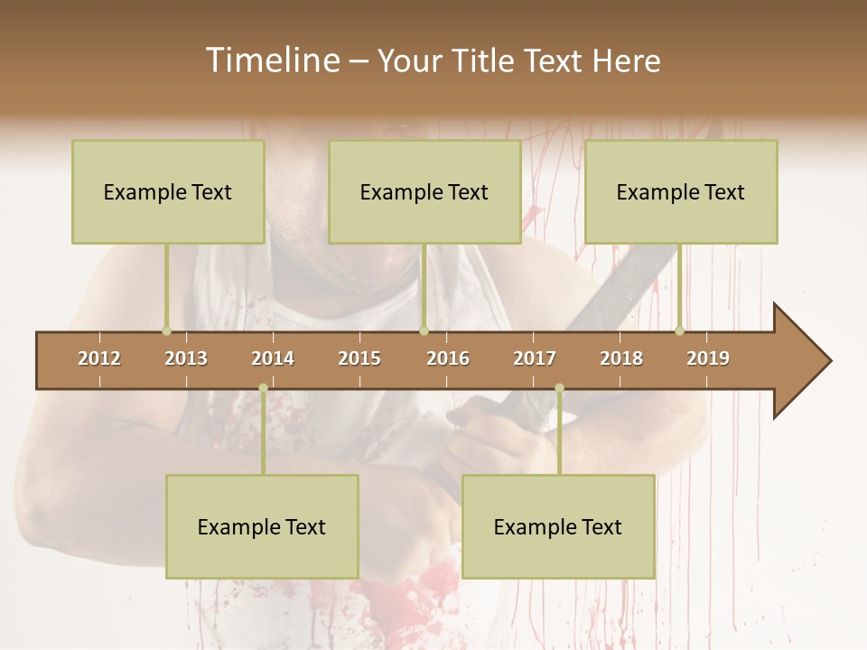 Fat Dirty Murder PowerPoint Template