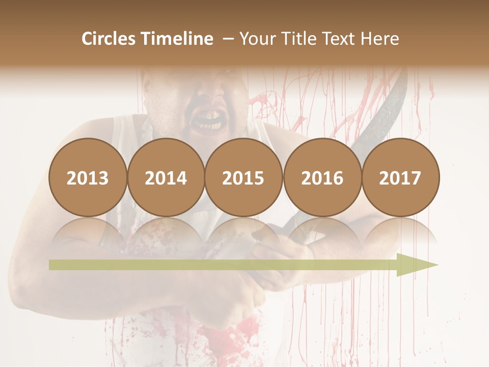 Fat Dirty Murder PowerPoint Template