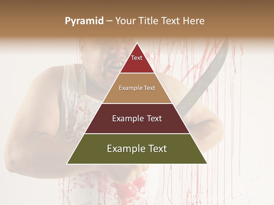 Fat Dirty Murder PowerPoint Template