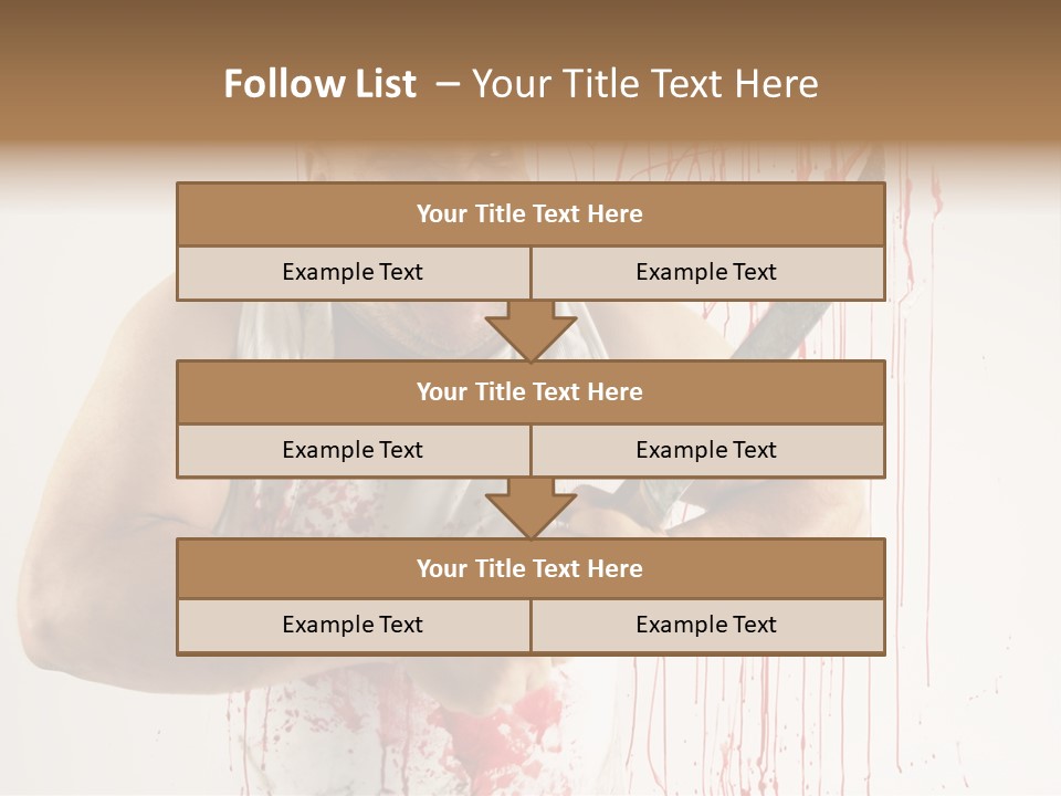 Fat Dirty Murder PowerPoint Template